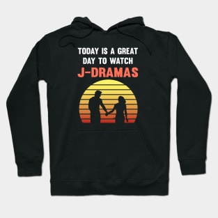 Great day to watch J-Dramas - Sunset and couple Hoodie